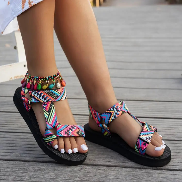 Summer Flat Women's Hemp Rope Set  Sandals
