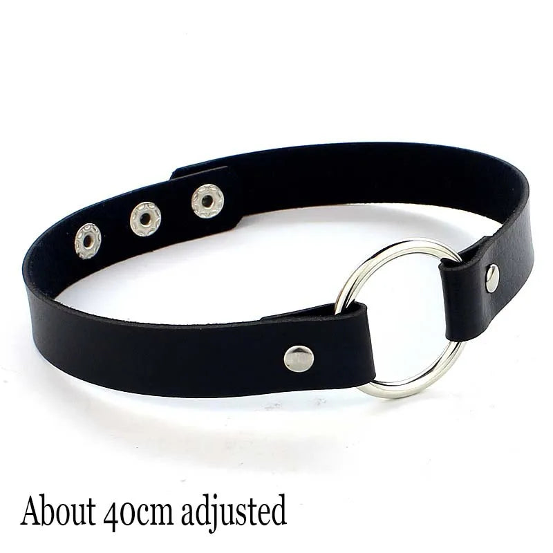 Woman Black Punk Choker Collar Necklace, Spike Chocker Gothic Cosplay Accessories