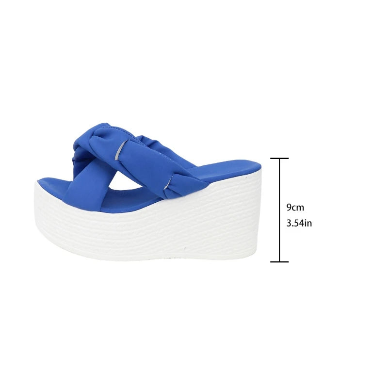 2026 New Women's Sandals Platform Wedges High Heel Peep Toe Size 35-40