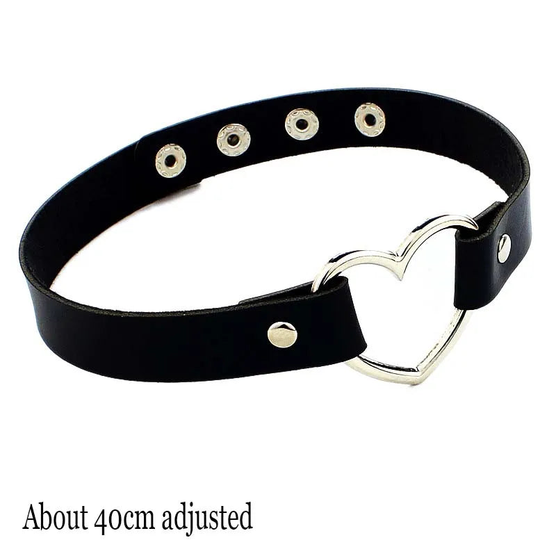 Woman Black Punk Choker Collar Necklace, Spike Chocker Gothic Cosplay Accessories