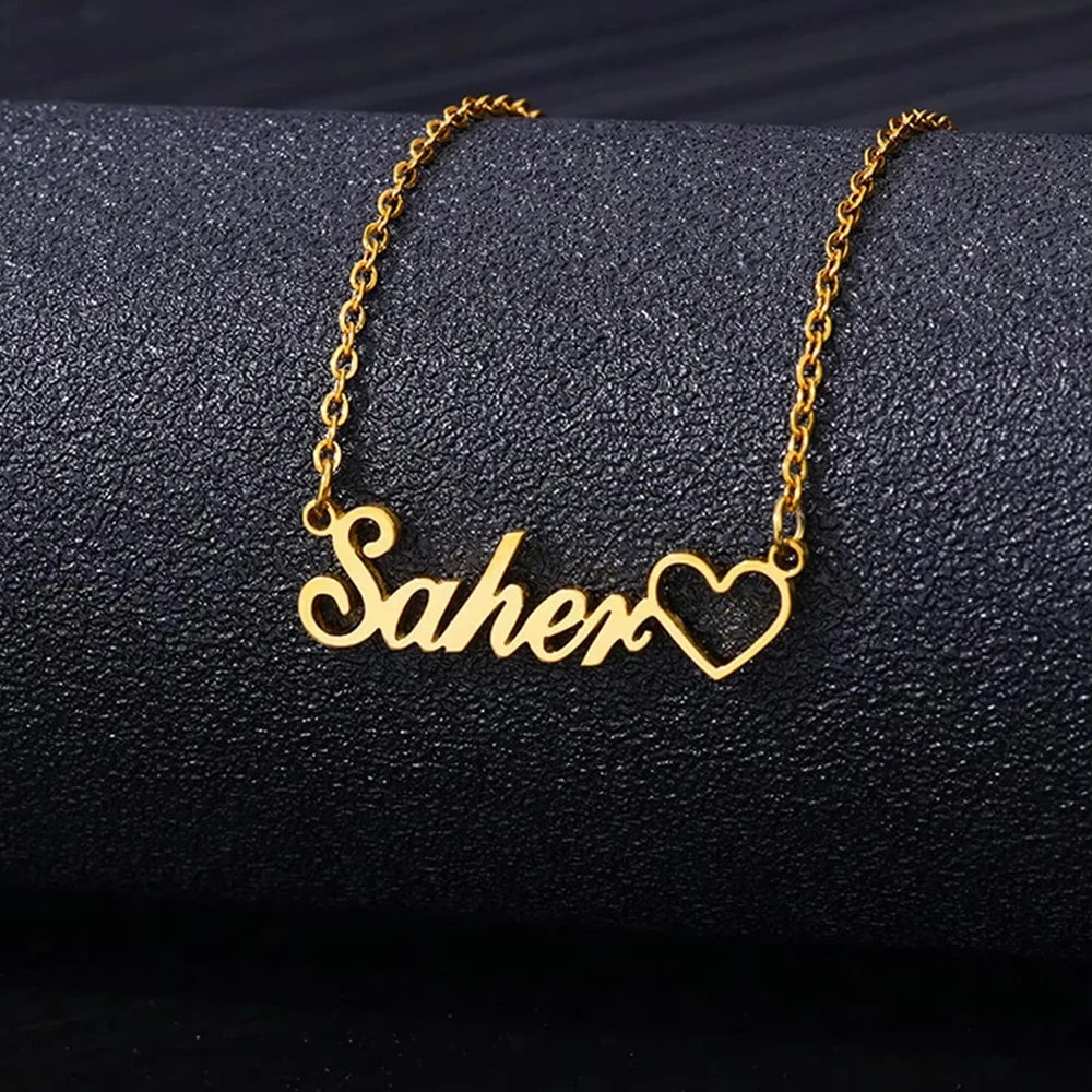 Stainless Steel Custom Personalized Name Necklaces