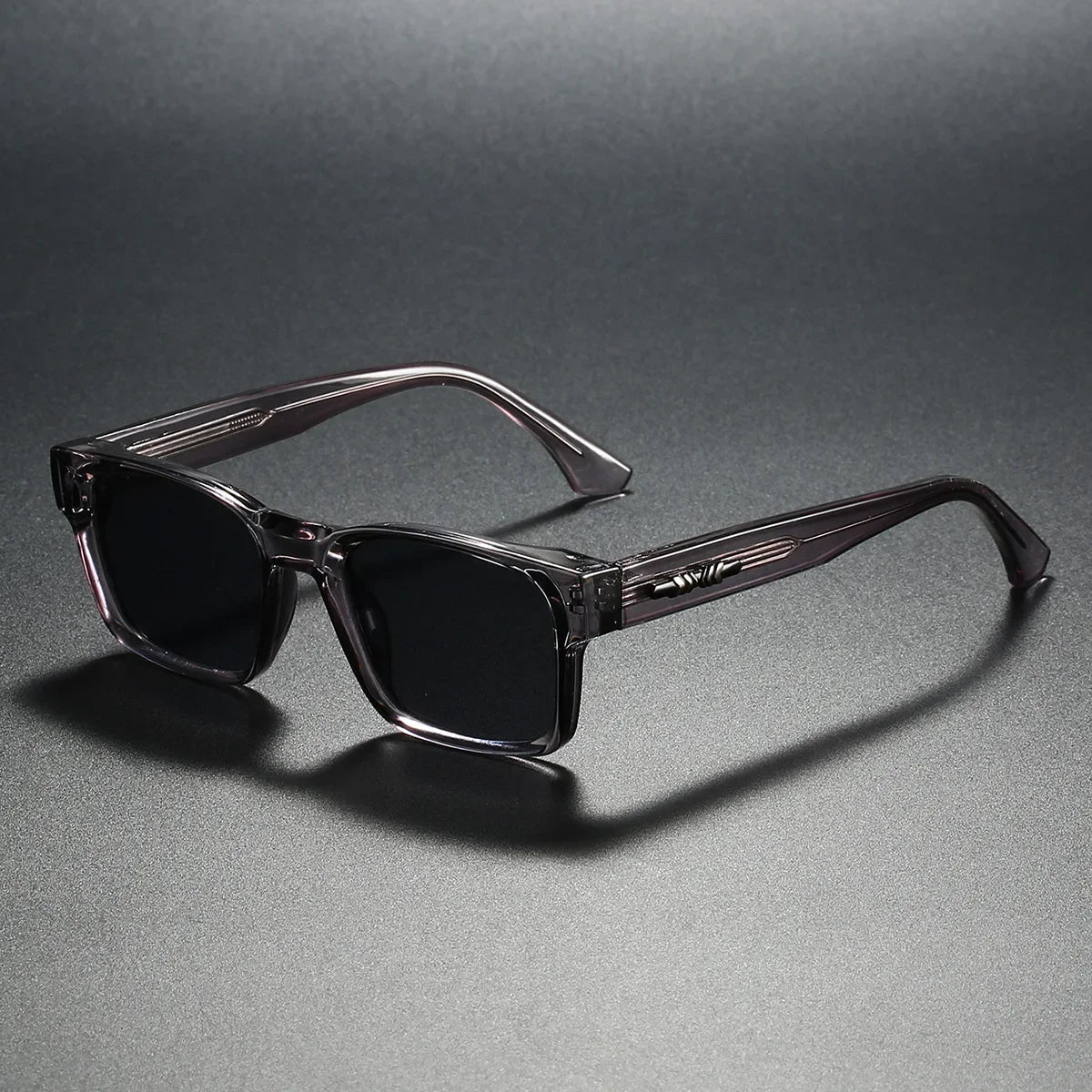 Unisex Quality Square Metal Core Polarized Sunglasses UV400