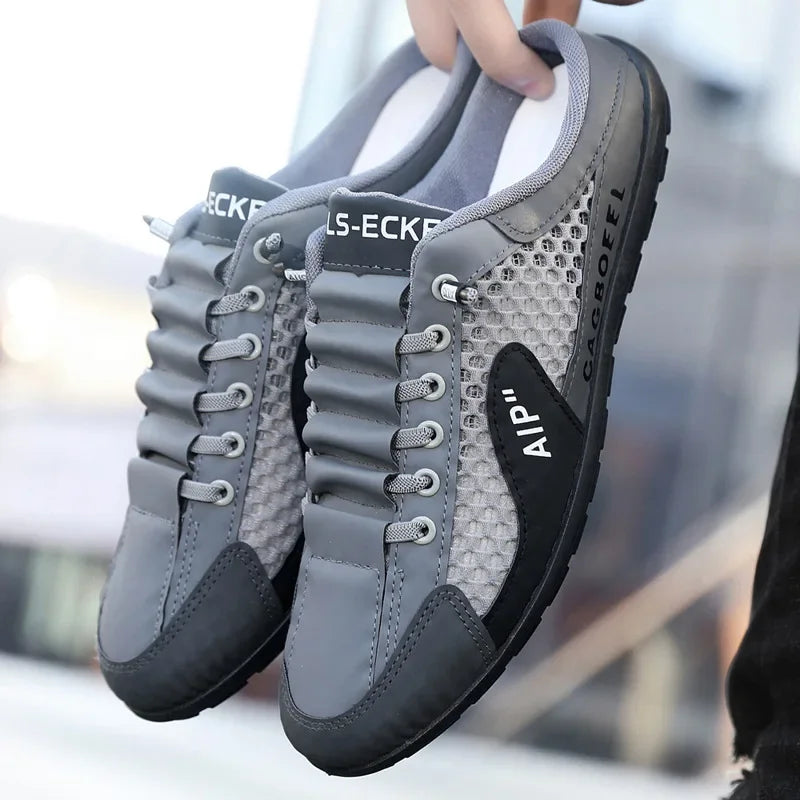 Men's Comfortable Half Support Fashionable Breathable Popular Casual Shoes Mesh Lining