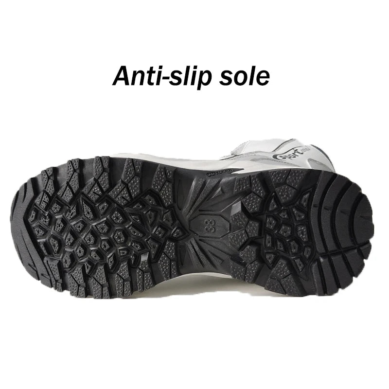 Womens Waterproof Winter Snow Boots Warm Shoes Furry Mid Calf Lightweight Walking Hiking Booties