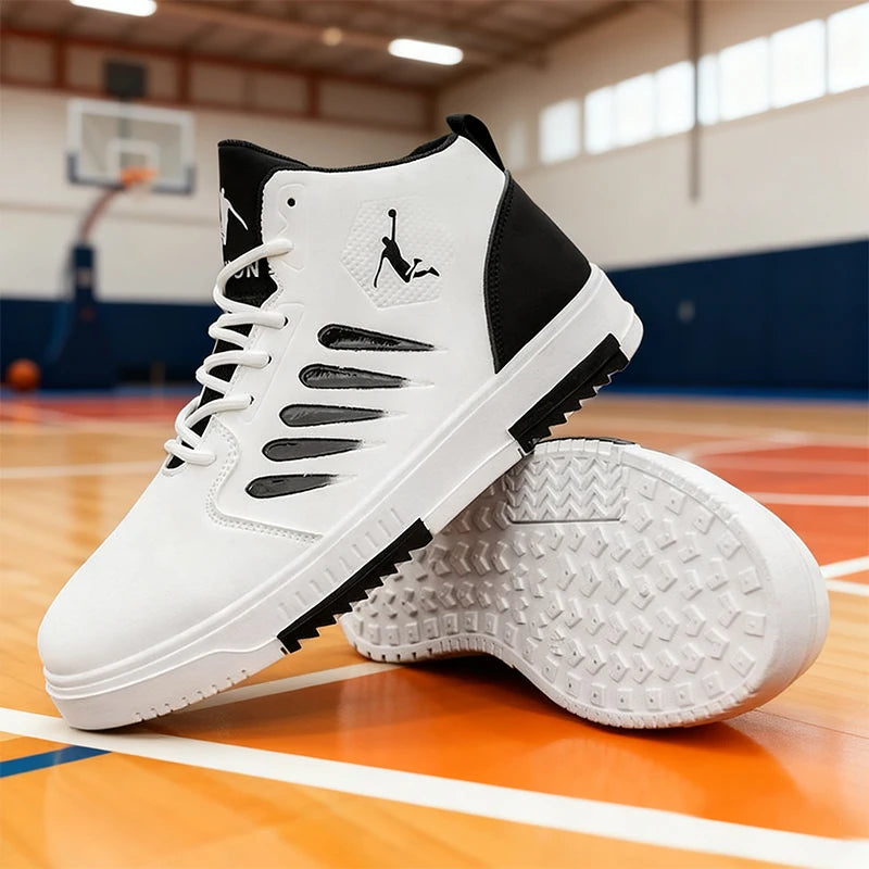 Men's Large Size Fashionable Mid-Top Versatile High-Quality Shoes