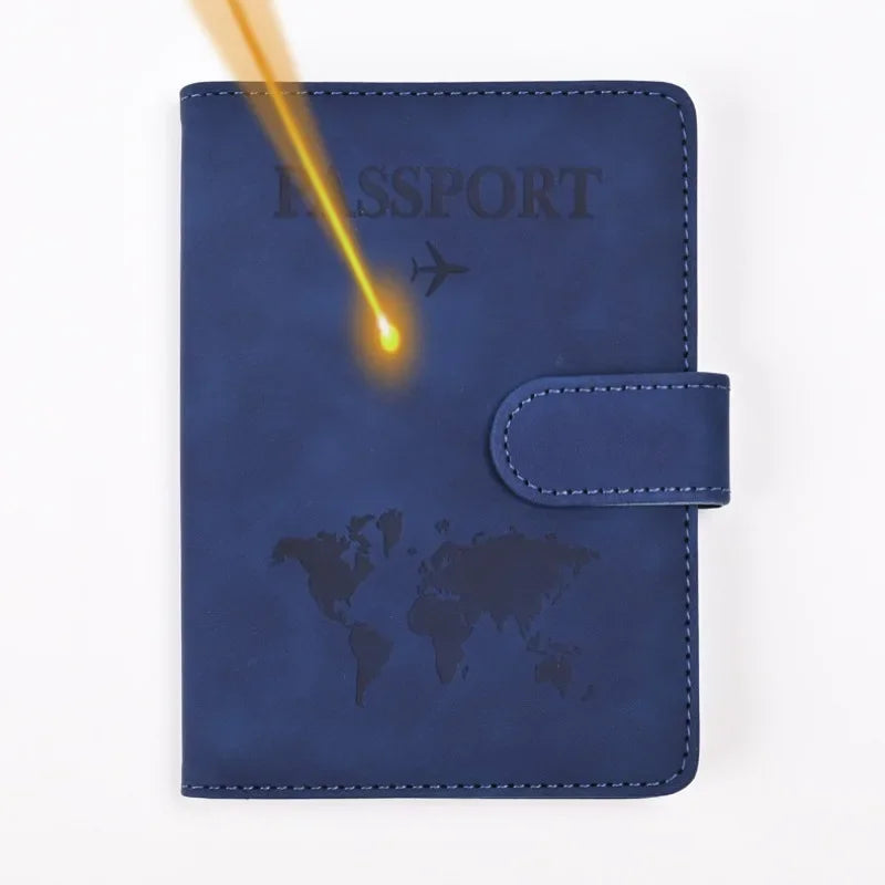 Custom Passport Cover Case Holder, Monogrammed Engraved Name
