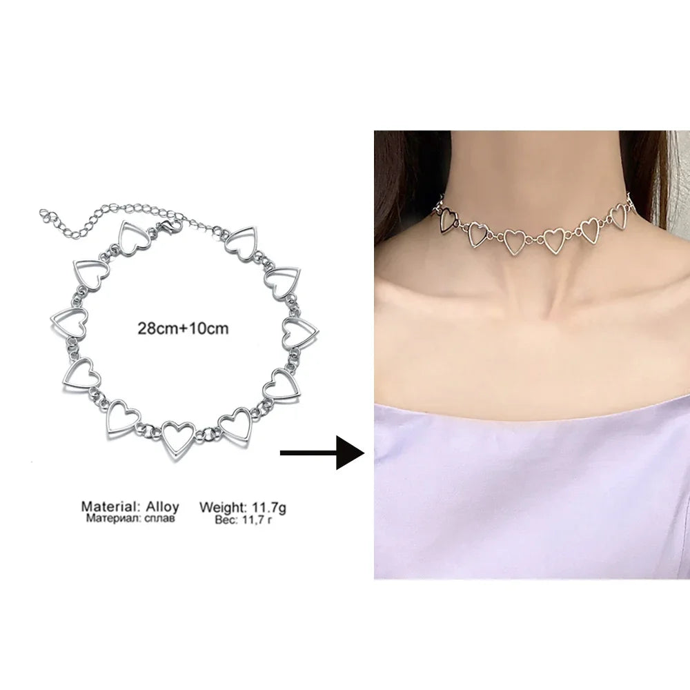 Sexy Trendy Vintage Charm Round Gothic Collar Necklaces