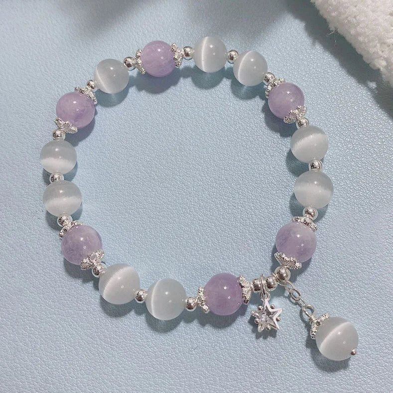 New Simple Crystal Bead Bracelet for Women and Girls