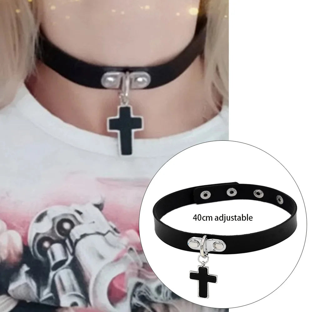 Sexy Trendy Vintage Charm Round Gothic Collar Necklaces