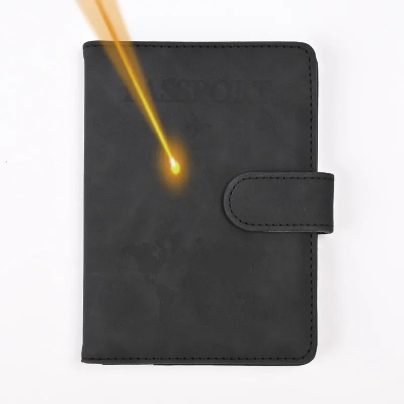 Custom Passport Cover Case Holder, Monogrammed Engraved Name