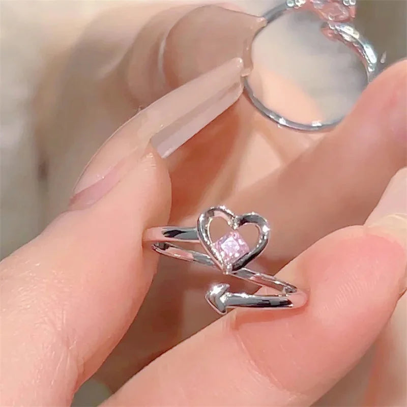 New Arrival, Romantic Lovely Pink Bowknot Design, Exquisite Jewelry Ring with Micro Bow Tie Zircon