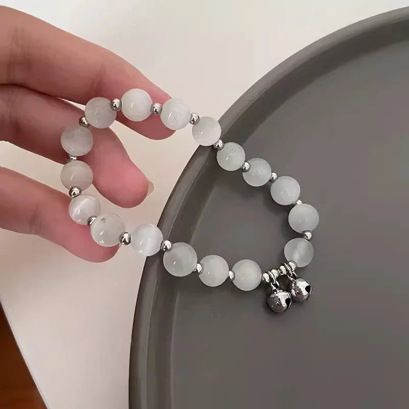 New Simple Crystal Bead Bracelet for Women and Girls