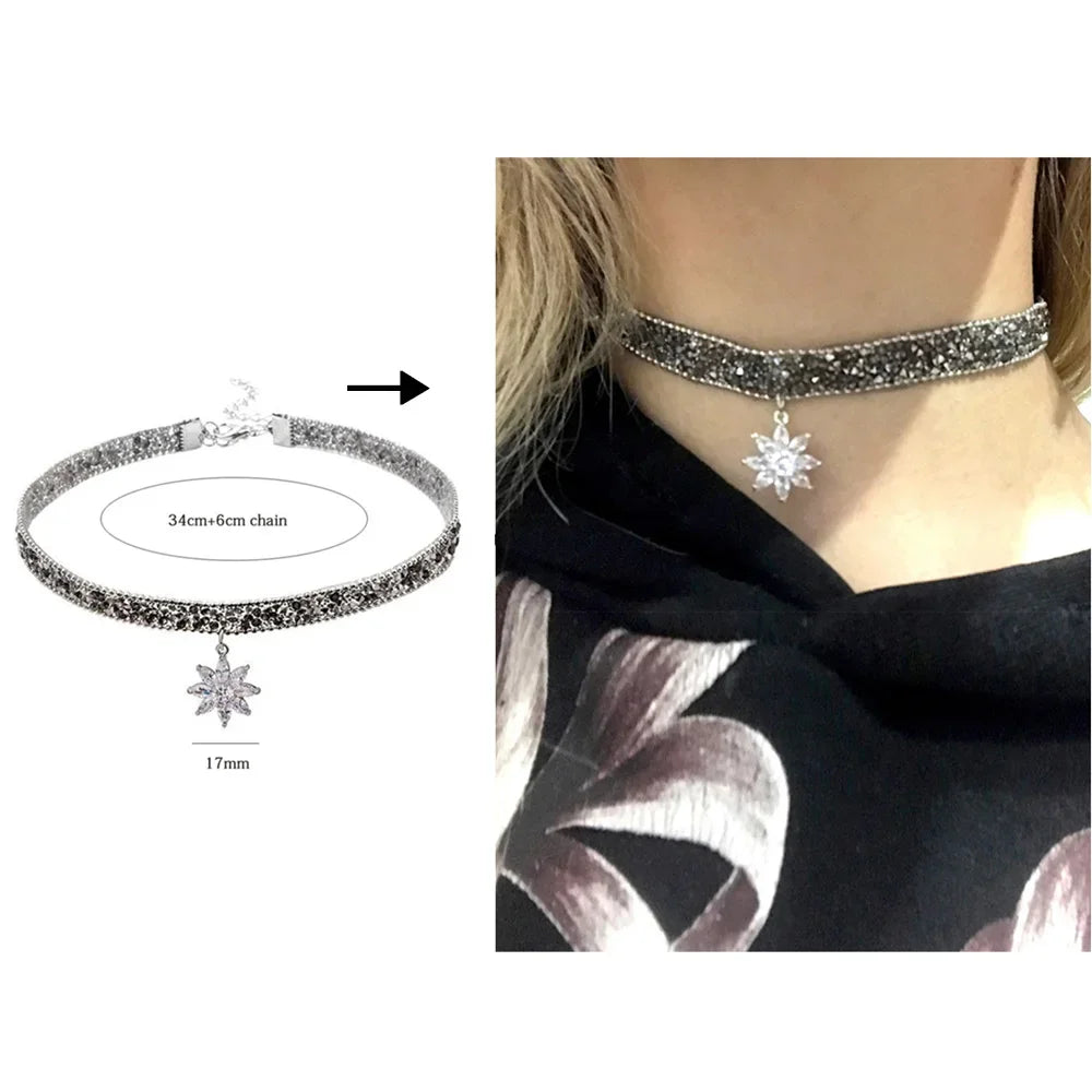 Sexy Trendy Vintage Charm Round Gothic Collar Necklaces