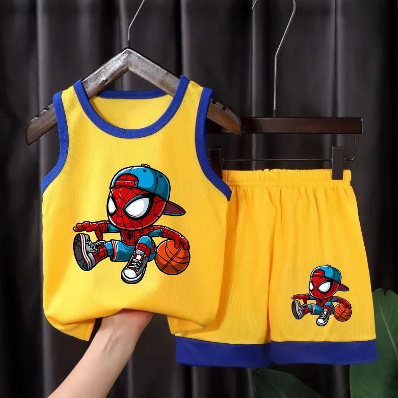 Boys Summer Sport Clothes 2Pc Sets, Breathable, Comfortable, Mesh Casual Outfits