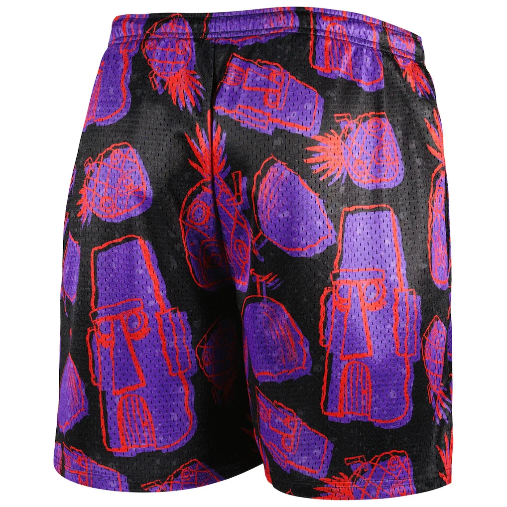 Adult and Children's Cyberpunk Style, SpongeBob Pineapple Shorts, Breathable Quick-Dry 3D Print