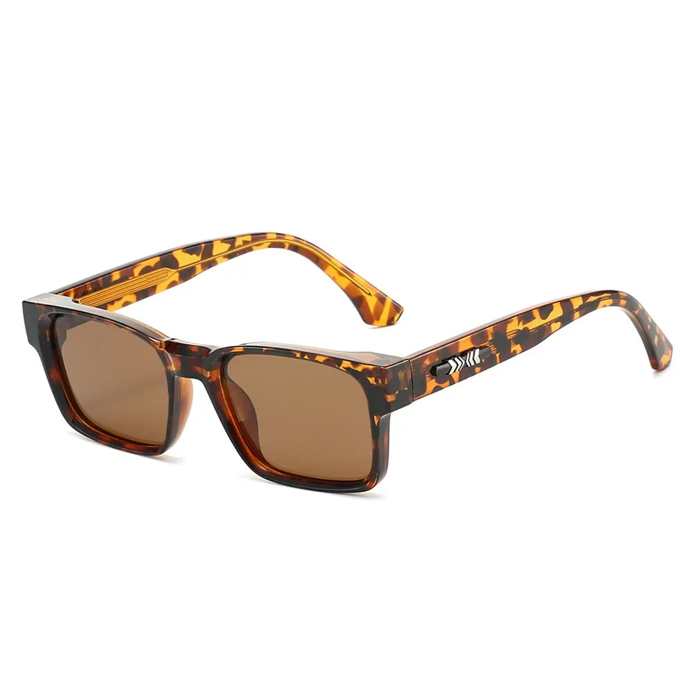 Unisex Quality Square Metal Core Polarized Sunglasses UV400