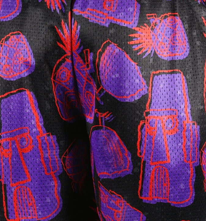 Adult and Children's Cyberpunk Style, SpongeBob Pineapple Shorts, Breathable Quick-Dry 3D Print