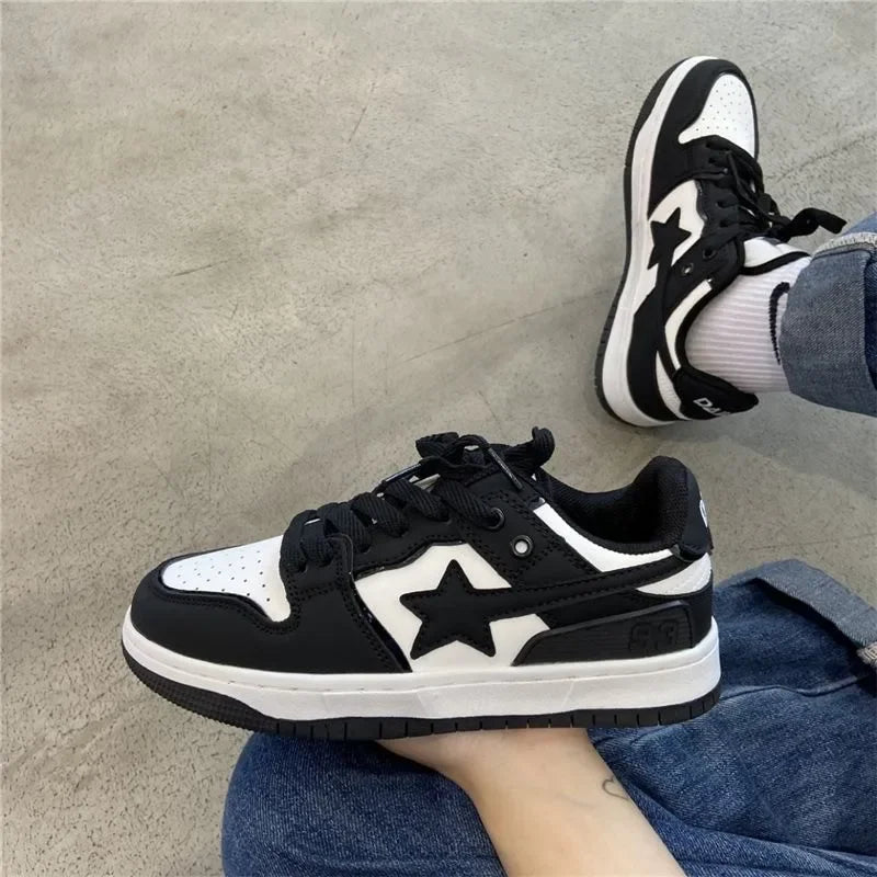 2024 Summer Star Flat Shoes Trend Hot-selling American Thick-soled Breathable