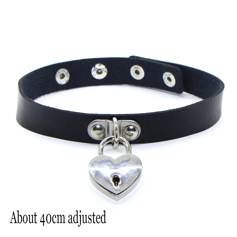 Woman Black Punk Choker Collar Necklace, Spike Chocker Gothic Cosplay Accessories