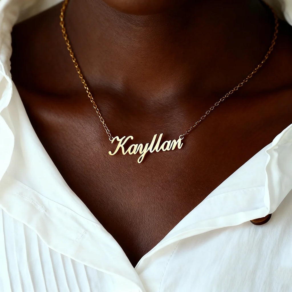 Stainless Steel Custom Personalized Name Necklaces