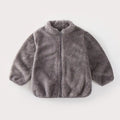 Children's Casual Fashion Warm Plush Coat, Toddle Outerwear