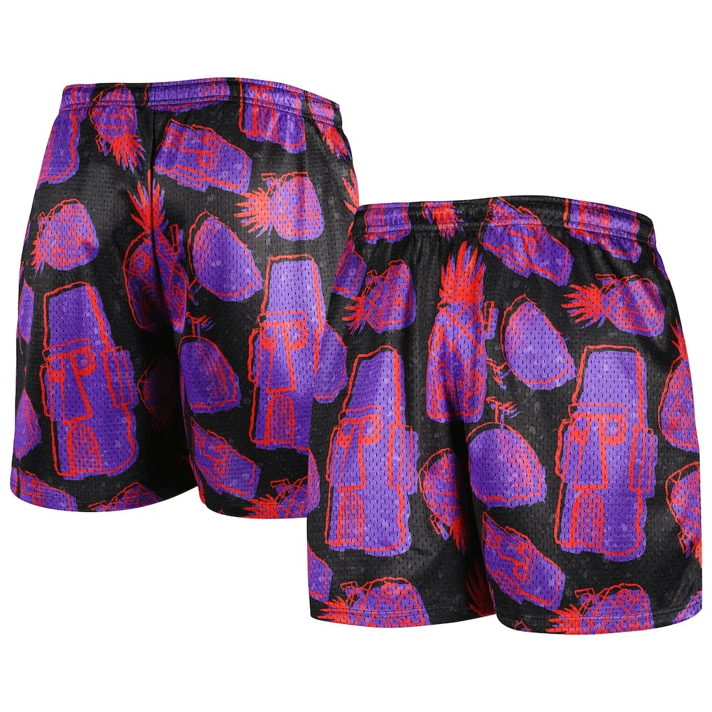 Adult and Children's Cyberpunk Style, SpongeBob Pineapple Shorts, Breathable Quick-Dry 3D Print