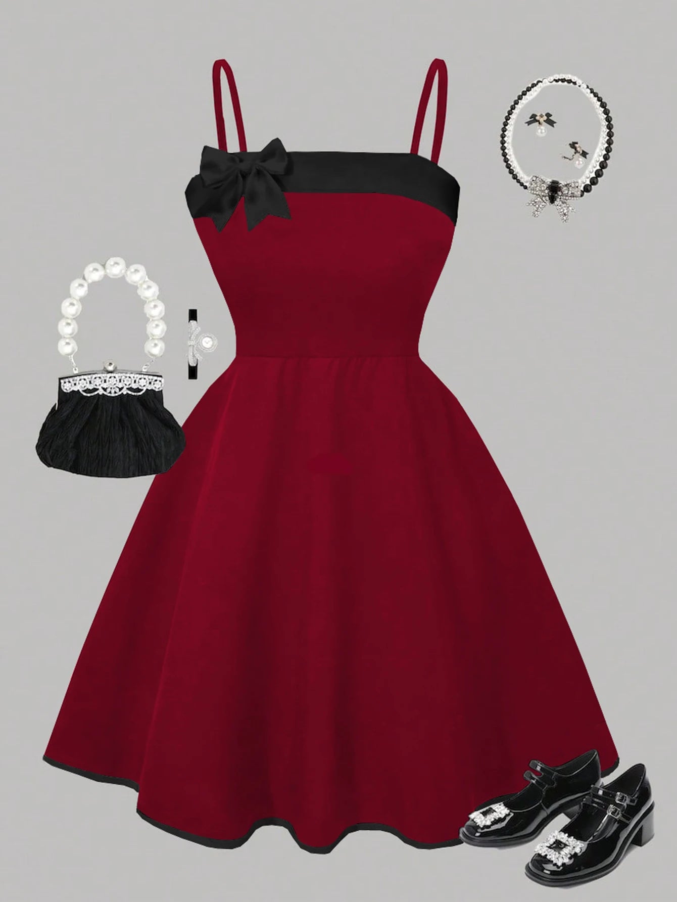 Girls' Beautiful and Fashionable Summer Dress with Bow