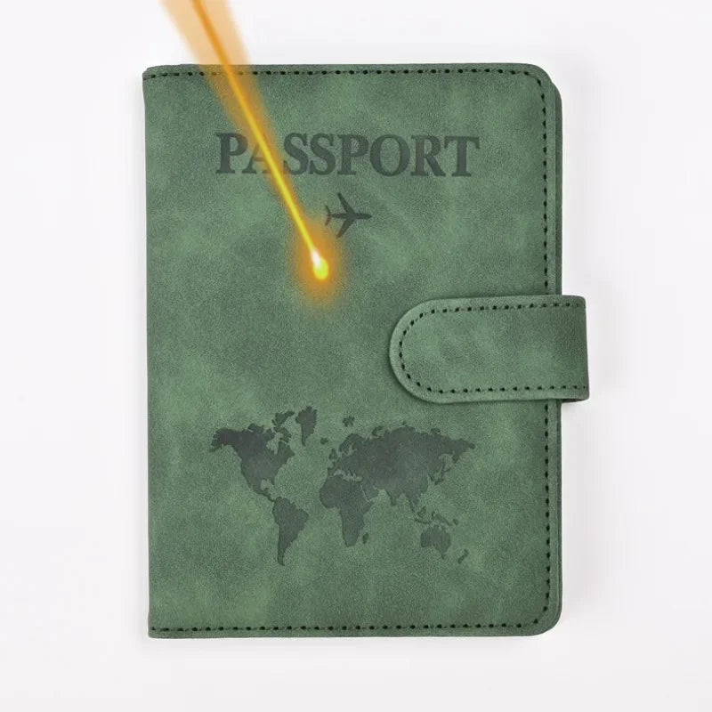Custom Passport Cover Case Holder, Monogrammed Engraved Name