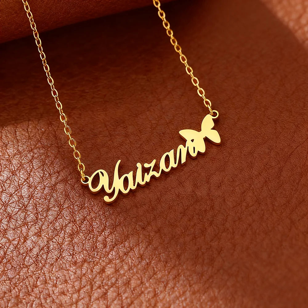 Stainless Steel Custom Personalized Name Necklaces