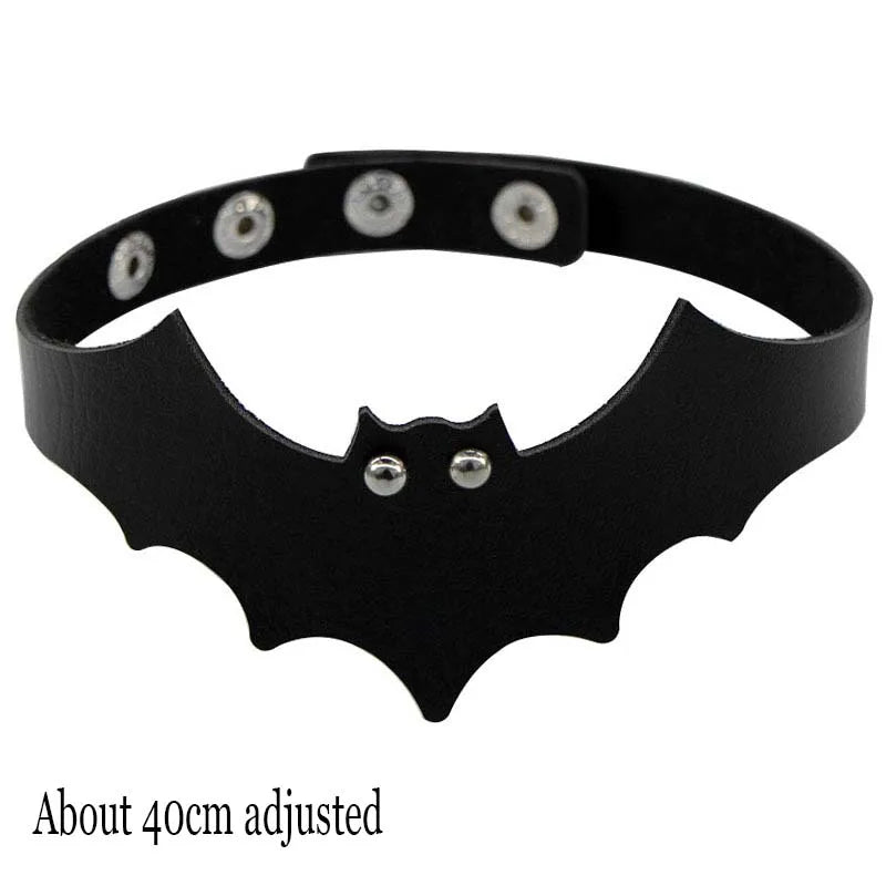 Woman Black Punk Choker Collar Necklace, Spike Chocker Gothic Cosplay Accessories