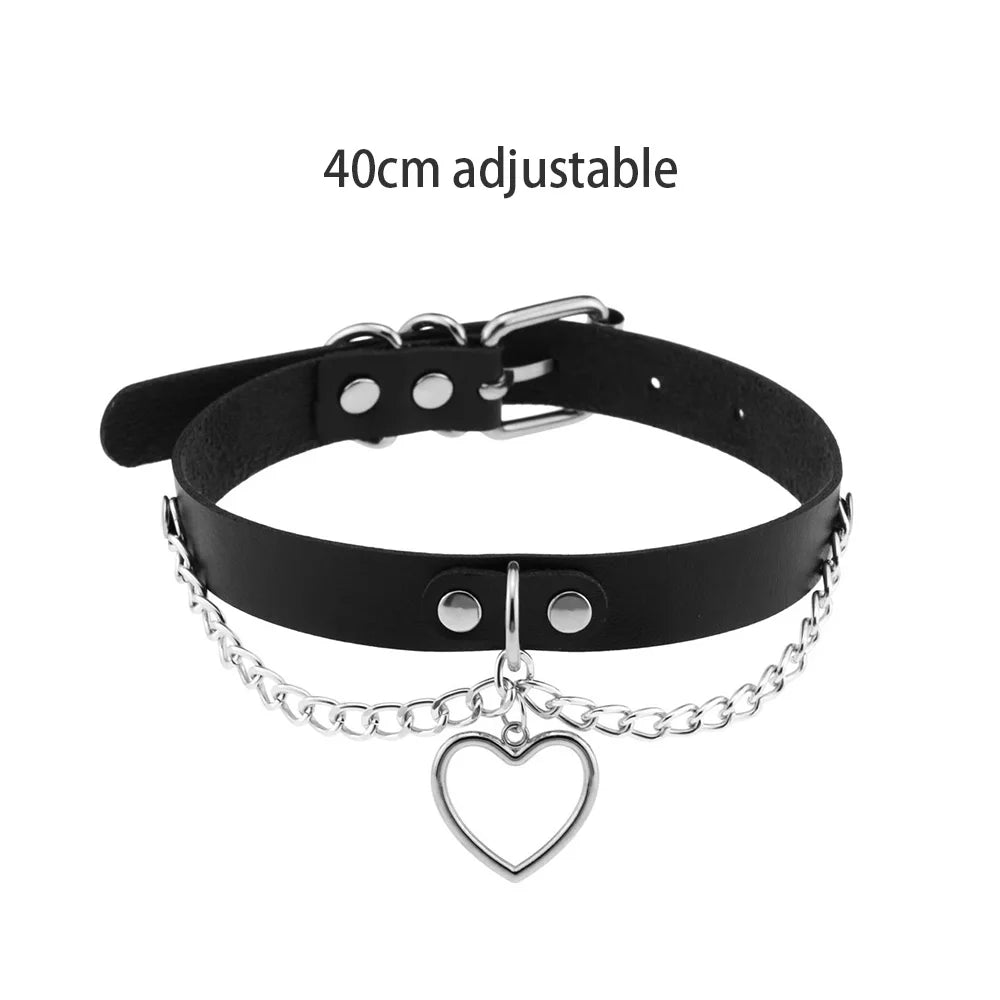 Sexy Trendy Vintage Charm Round Gothic Collar Necklaces