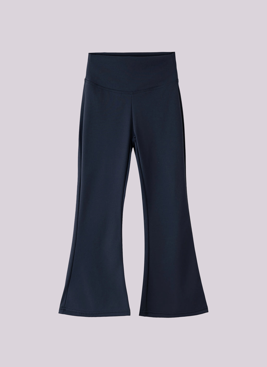 Girls Flared High Waist Yoga Leggings Teenagers Stretch Elastic Waistband