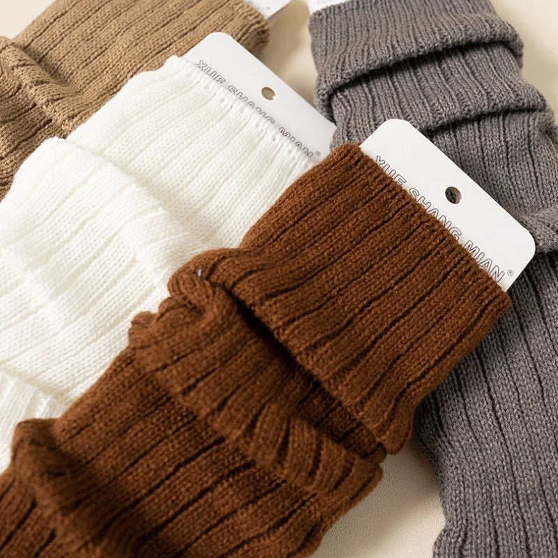 Fashion Girl's Leg Warmers, Knitted Warm Soft Socks, Elegant and Fashionable, 3-12Yrs