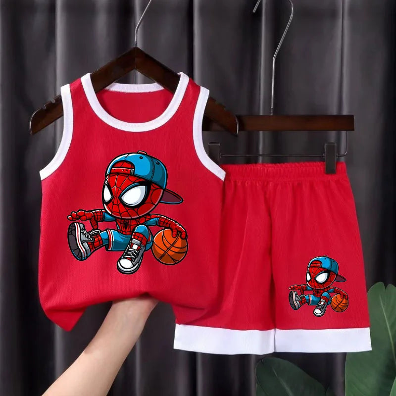 Boys Summer Sport Clothes 2Pc Sets, Breathable, Comfortable, Mesh Casual Outfits